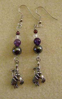 aquarius gemstone earrings