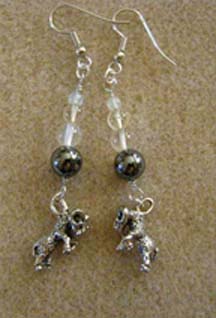 aries gemstone earrings