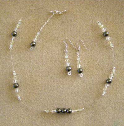 aries gemstone necklace set