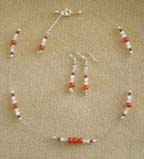 Cancer Necklace and Earring Set