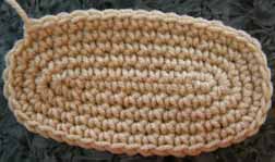 crochet circles, crochet ovals