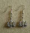 Libra Charm Earrings