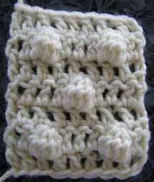 popcorn crochet stitch