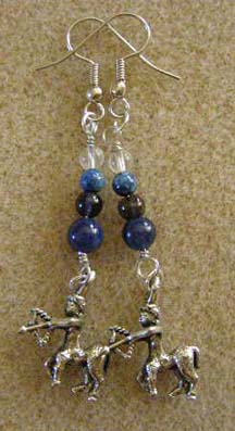 sagittarius gemstone earrings