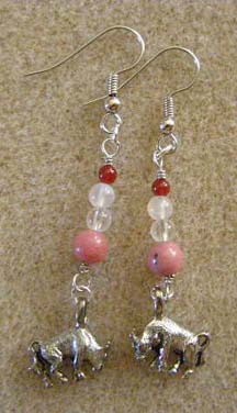 taurus gemstone earrings