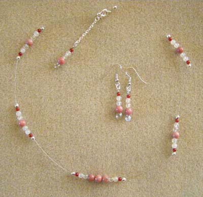 taurus gemstone necklace set