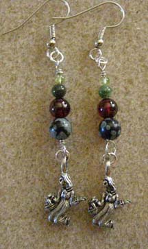 virgo gemstone earrings