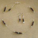 Virgo Necklace and Earring Set