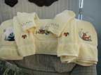 north american animals towel set