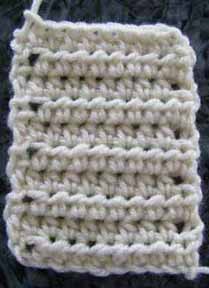 half double, crochet